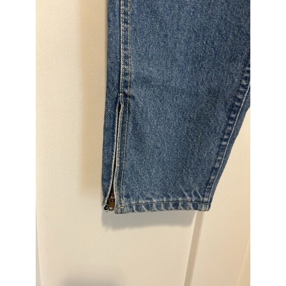 Vintage Lee Riders High Rise Tapered Zipper Leg Detail Size Vintage 16 Waist 30 - Picture 10 of 10